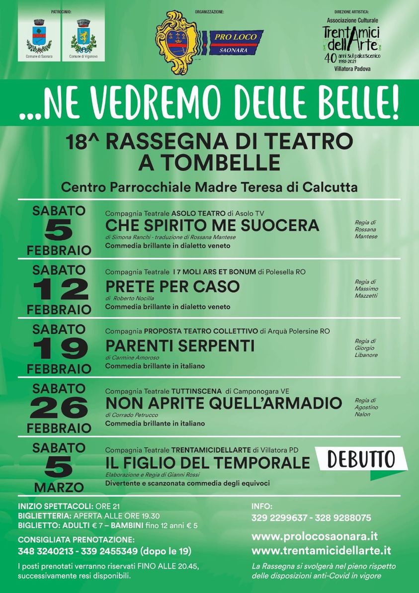 Read more about the article 18^ rassegna teatrale “Ne vedremo delle Belle”