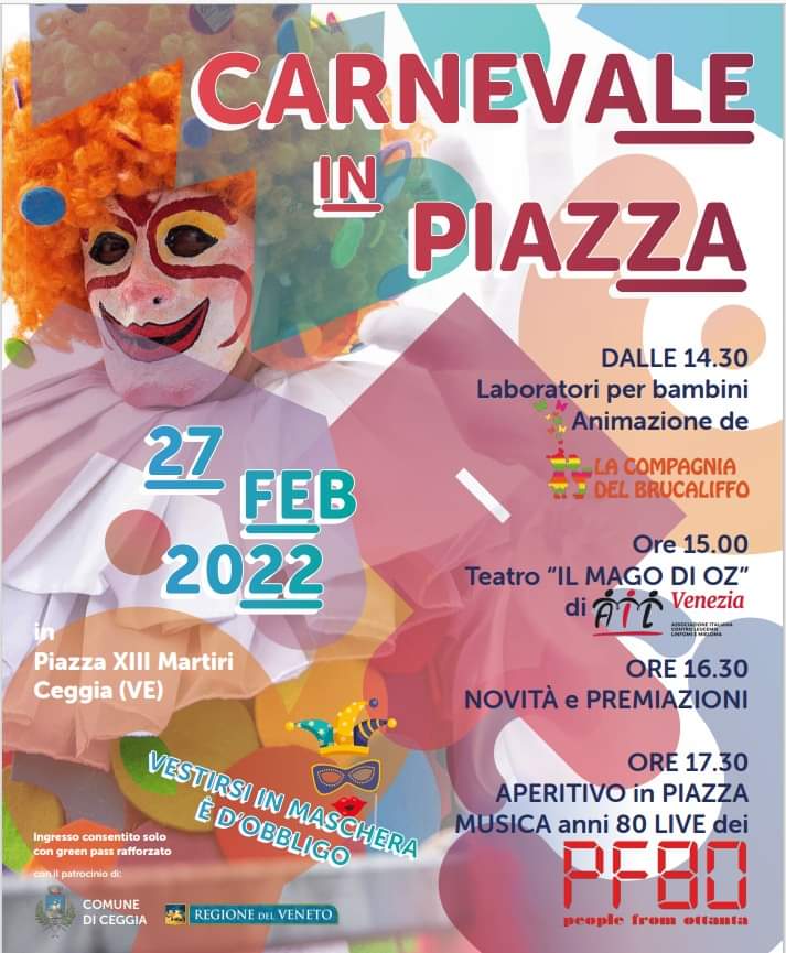 Scopri di più sull'articolo Carnevale in Piazza – Ceggia