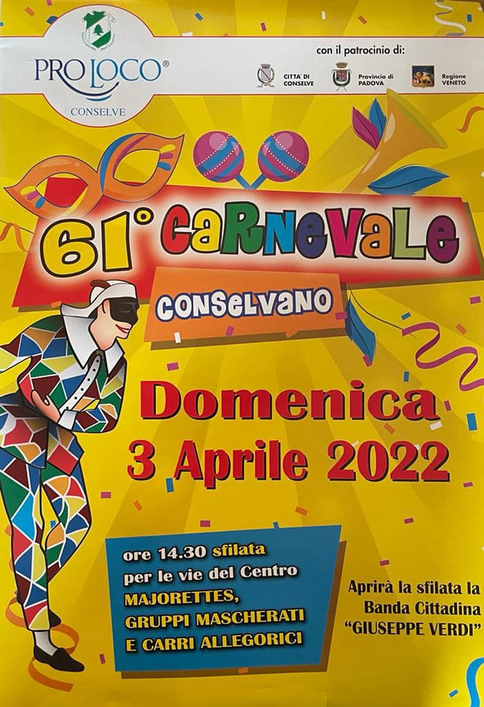Scopri di più sull'articolo 61°Carnevale Conselvano