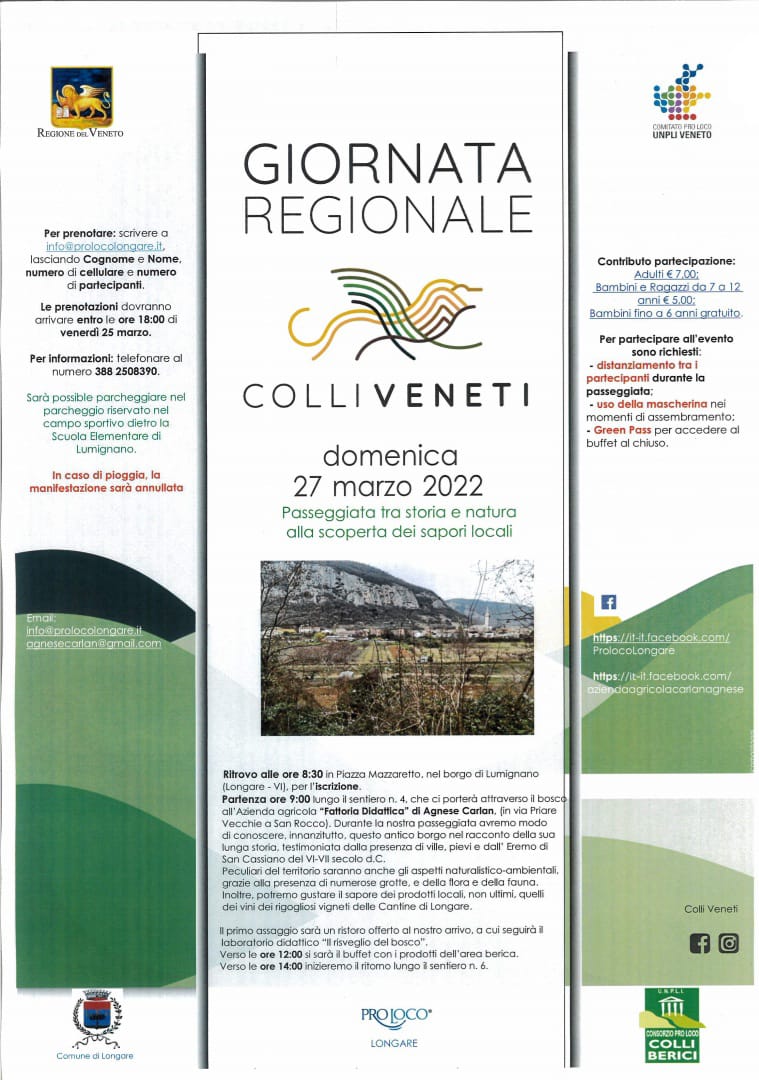 Read more about the article Giornata Regionale per i Colli Veneti – Località Longare