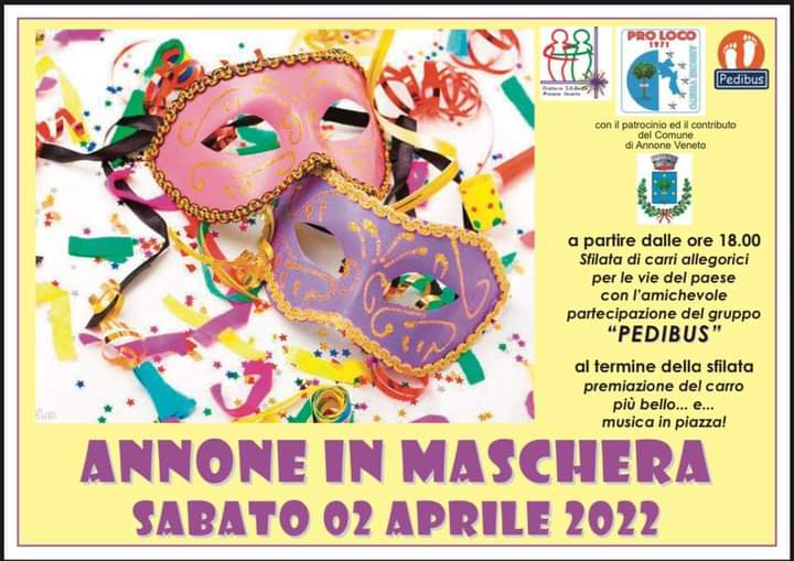 Read more about the article Annone in Maschera