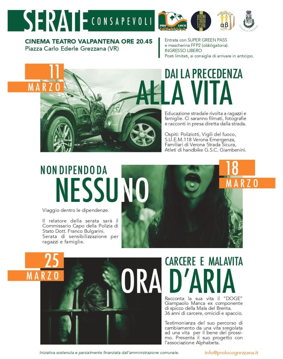 Scopri di più sull'articolo Serate consapevoli al Cinema Teatro Valpantena – Grezzana