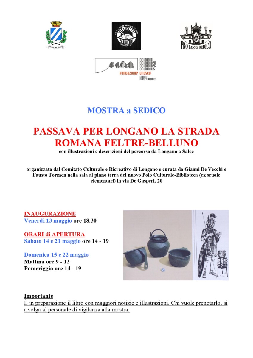 Scopri di più sull'articolo Mostra a  Sedico