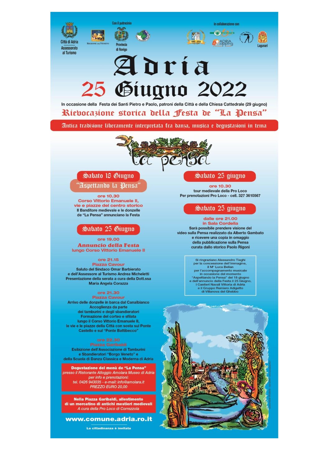 Scopri di più sull'articolo Rievocazione Storica della Festa de “La Pensa”