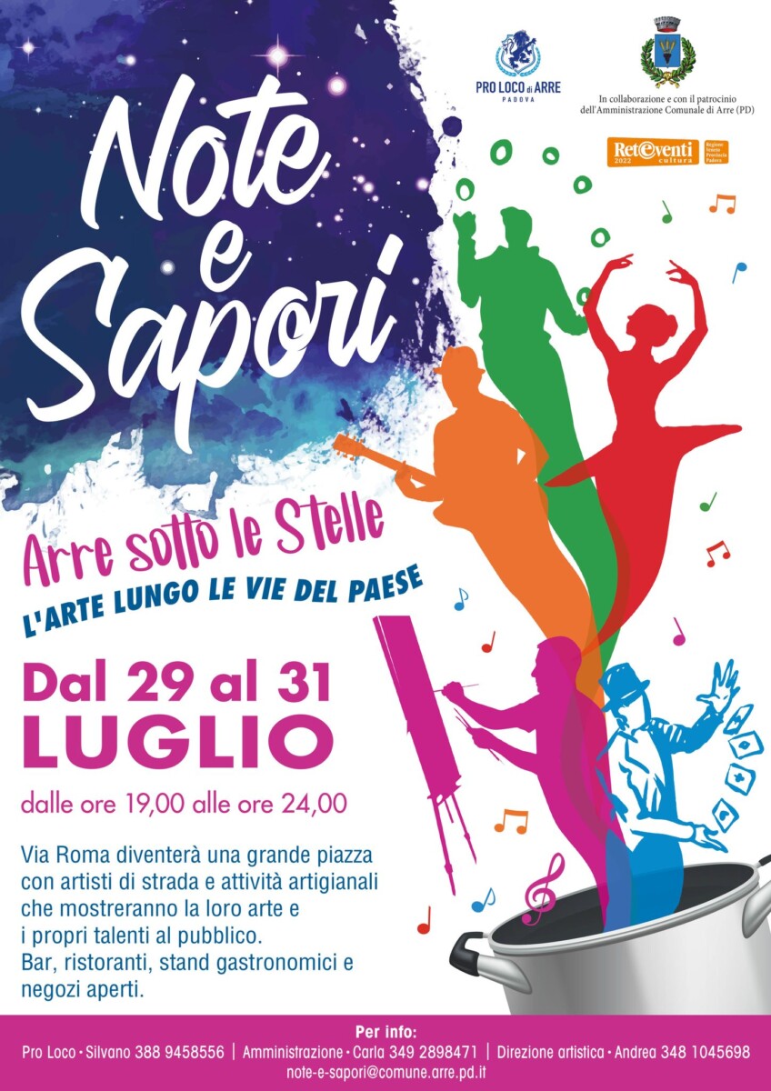 Scopri di più sull'articolo Note e Sapori Arre sotto le stelle