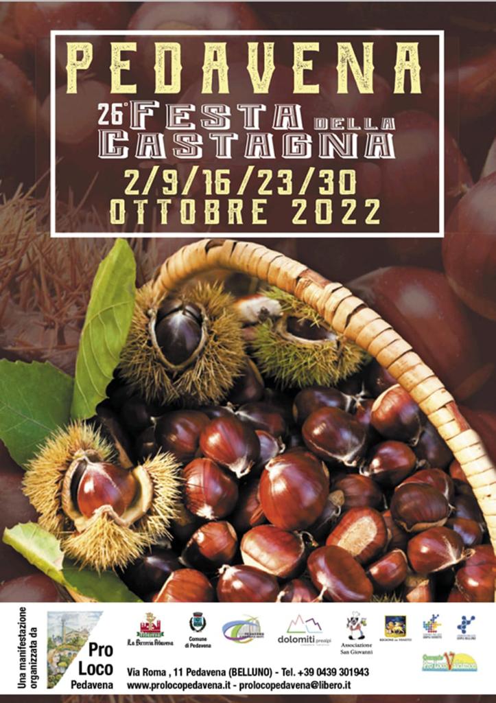 Scopri di più sull'articolo 26^ Festa Della Castagna a Pedavena