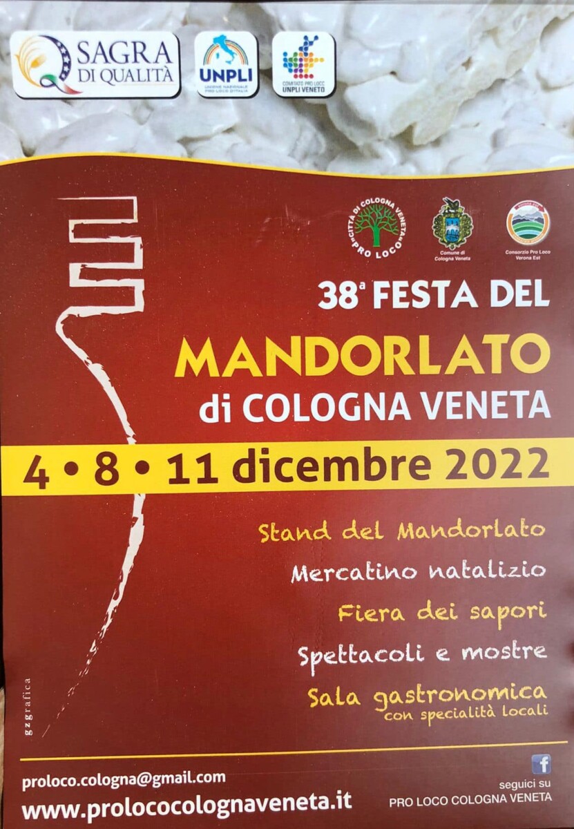 Read more about the article 38^Festa del Mandorlato a Cologna Veneta