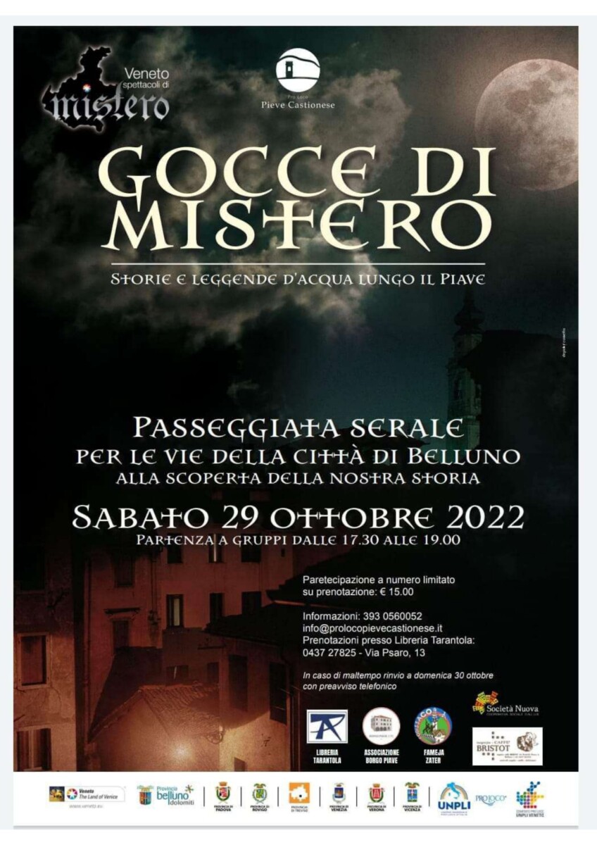 Scopri di più sull'articolo Spettacoli di Mistero – Gocce di mistero