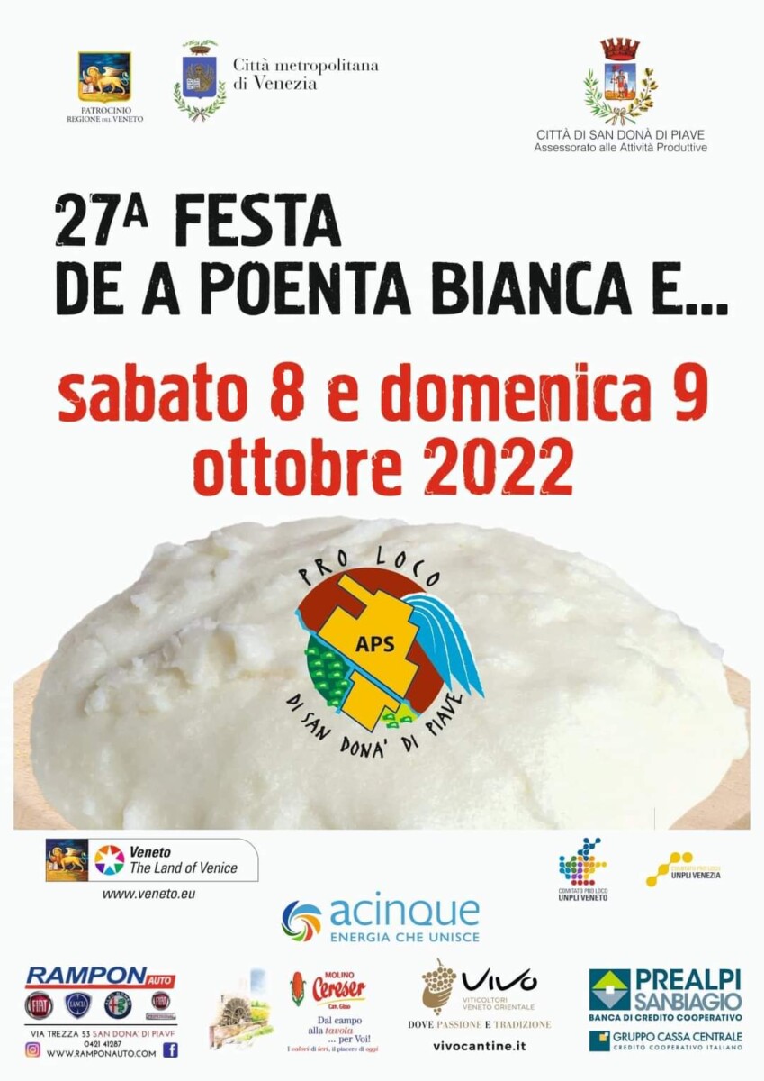 Scopri di più sull'articolo 27^ Festa de a Poenta Bianca e….