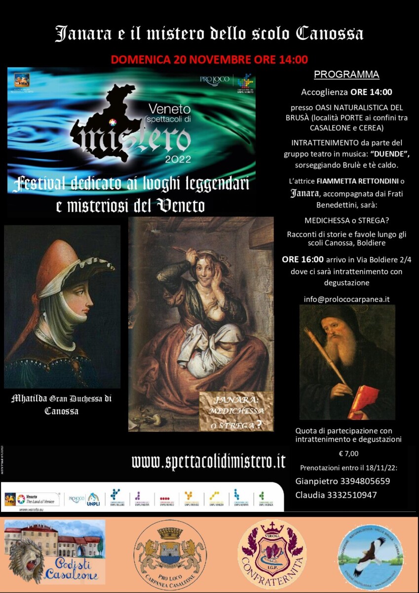 Scopri di più sull'articolo Janara e il Mistero dello Scolo Canossa