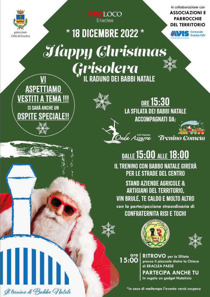 Scopri di più sull'articolo HAPPY CHRISTMAS GRISOLERA – Il Raduno dei Babbi Natale