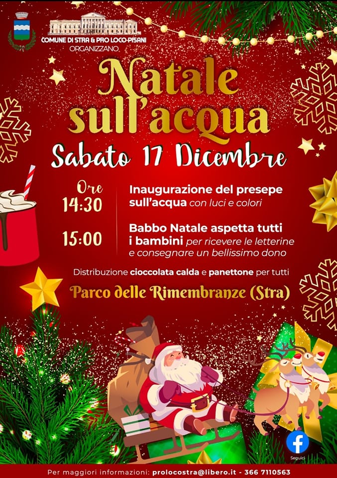 Scopri di più sull'articolo Natale sull’Acqua e arrivo di Babbo Natale