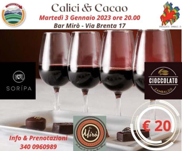 Degustazione “Calici & Cacao”