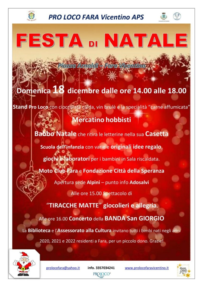 Read more about the article Festa di Natale a Fara Vicentino