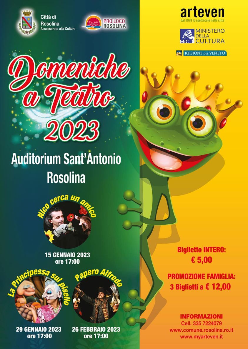 Scopri di più sull'articolo Rosolina, ritorna la rassegna “domeniche a teatro”