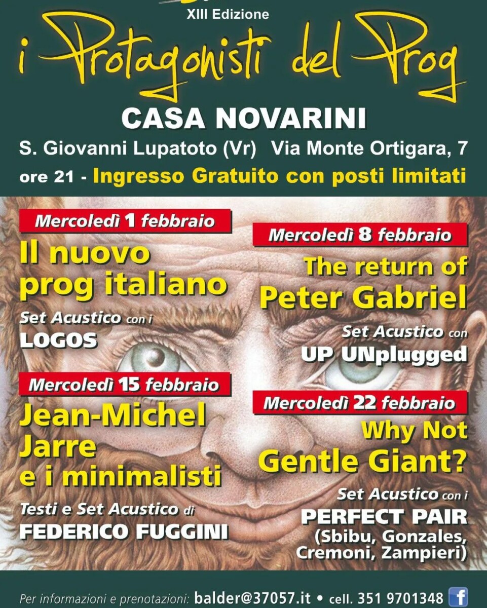 Scopri di più sull'articolo I Protagonisti del Prog