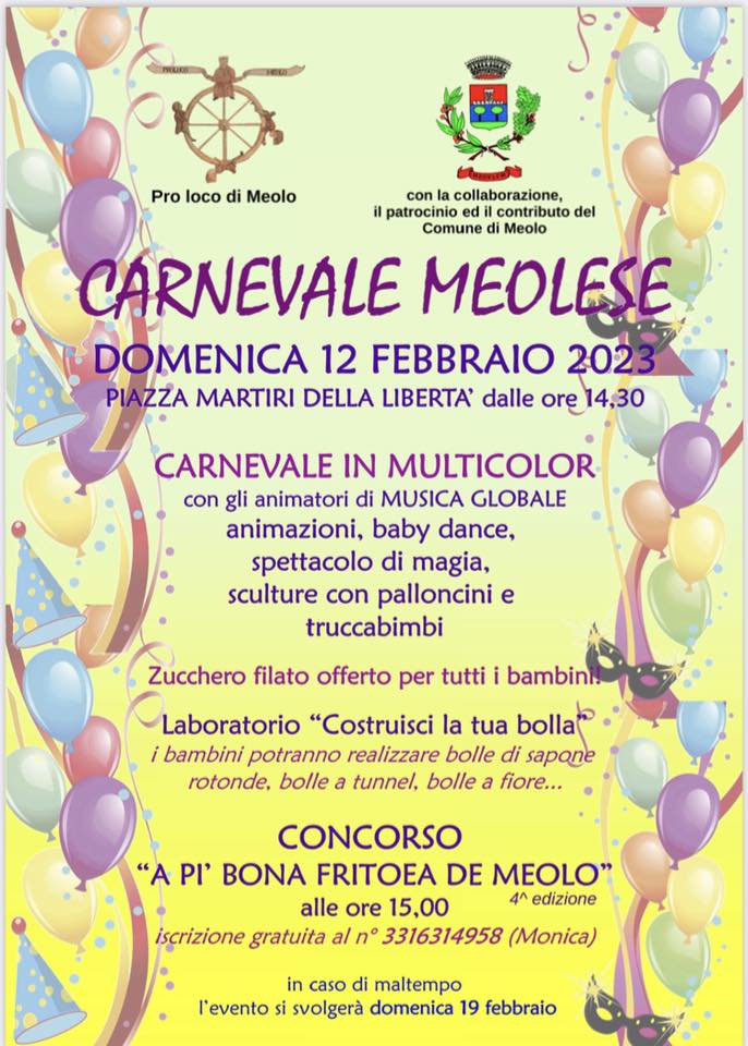 Scopri di più sull'articolo Carnevale Meolese