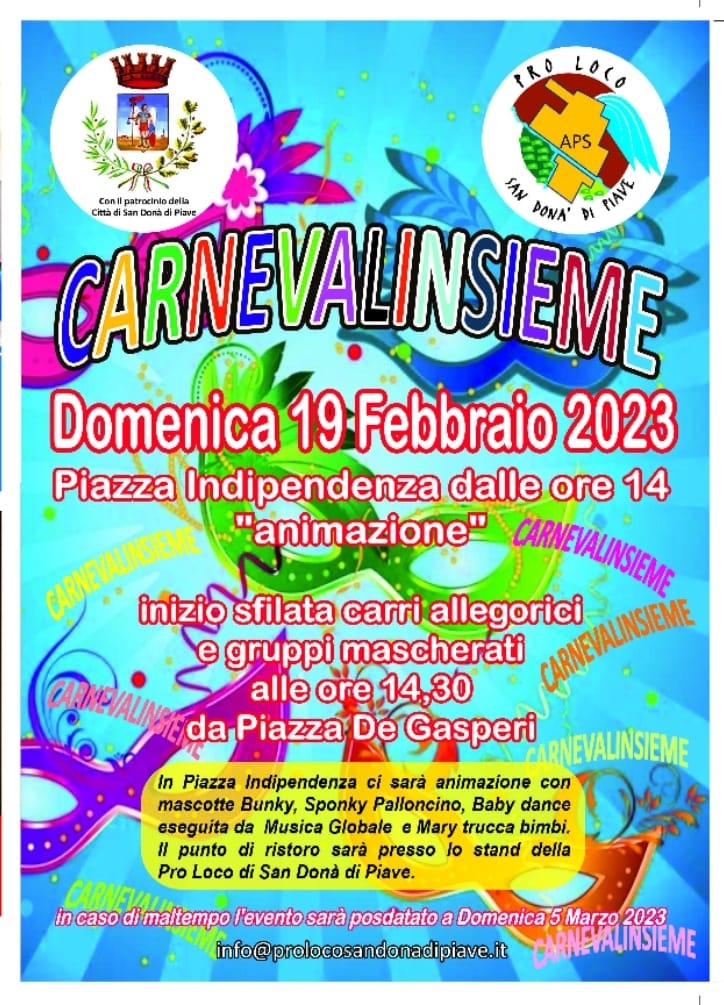 Scopri di più sull'articolo Carnevalinsieme