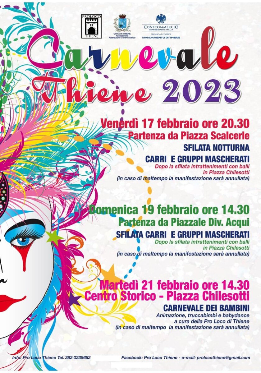 Scopri di più sull'articolo Carnevale Thiene 2023