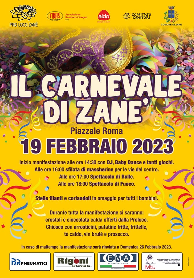 Scopri di più sull'articolo Carnevale di Zanè