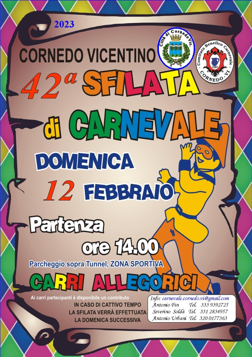 Scopri di più sull'articolo 42^Sfilata di Carnevale