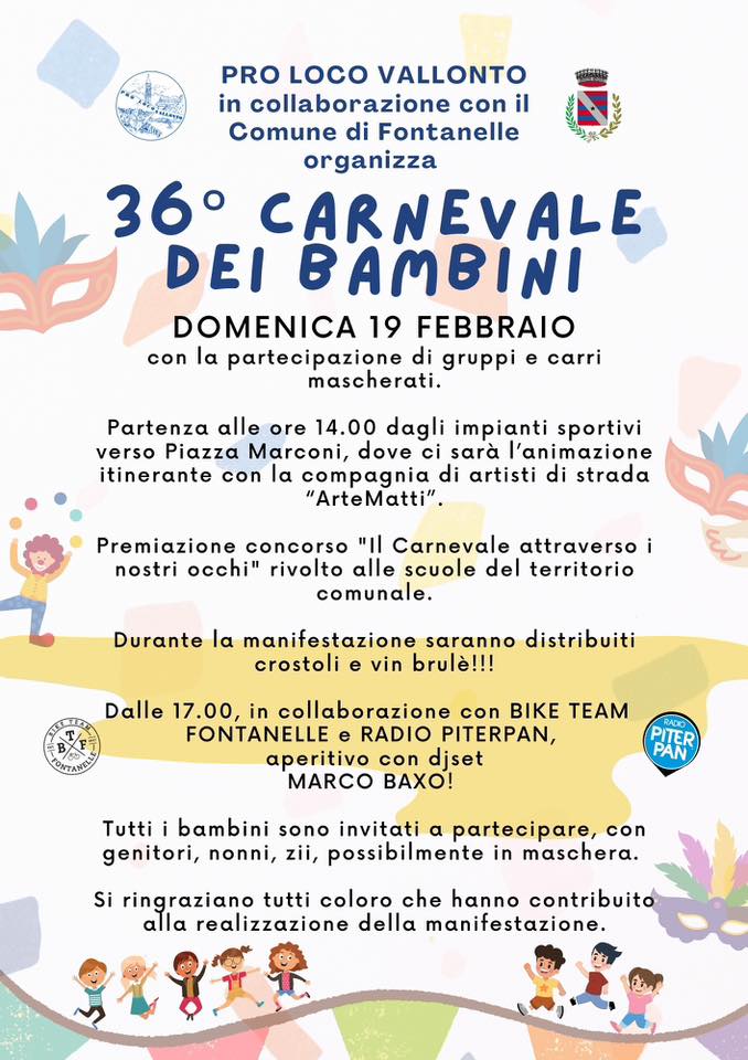 Read more about the article 36° Carnevale dei Bambini