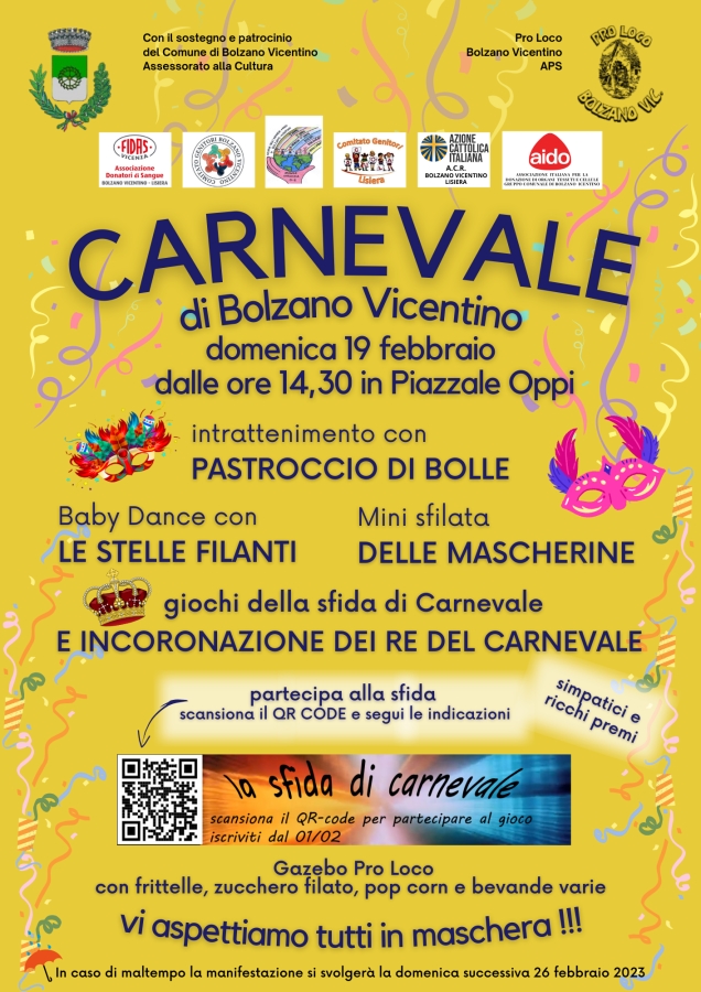 Scopri di più sull'articolo Carnevale di Bolzano Vicentino