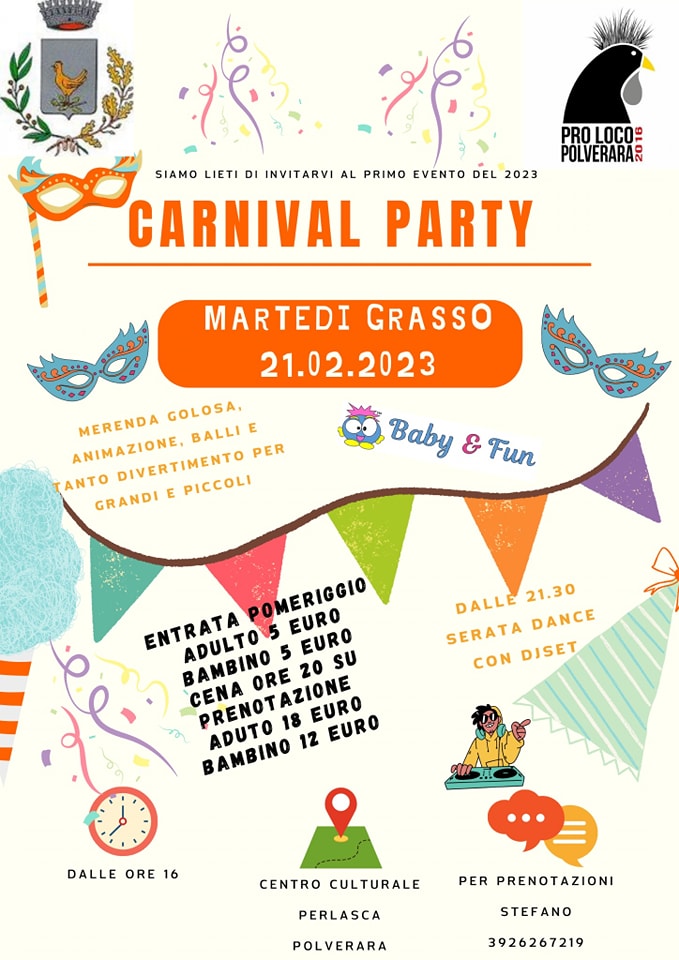 Scopri di più sull'articolo Carnival Party