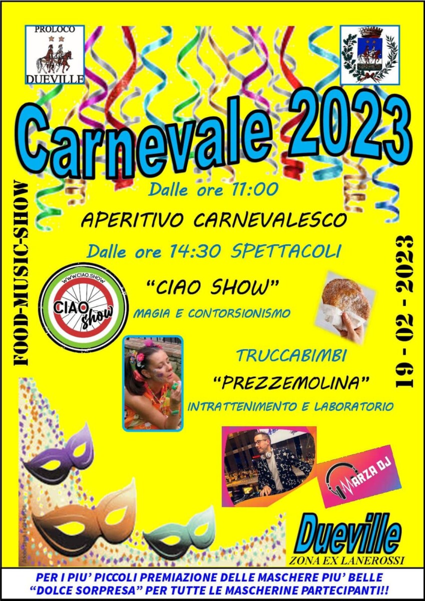 Scopri di più sull'articolo Carnevale 2023