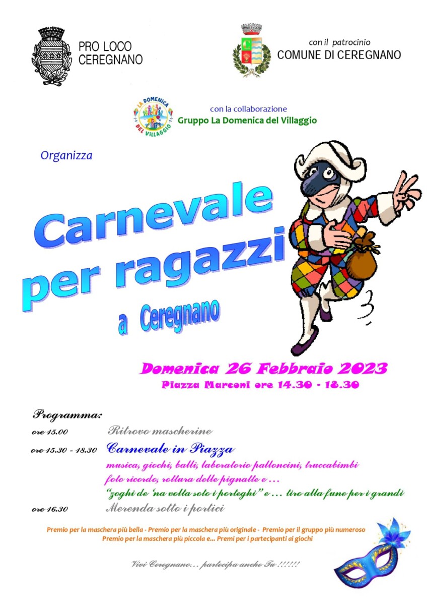 Scopri di più sull'articolo Carnevale per Ragazzi