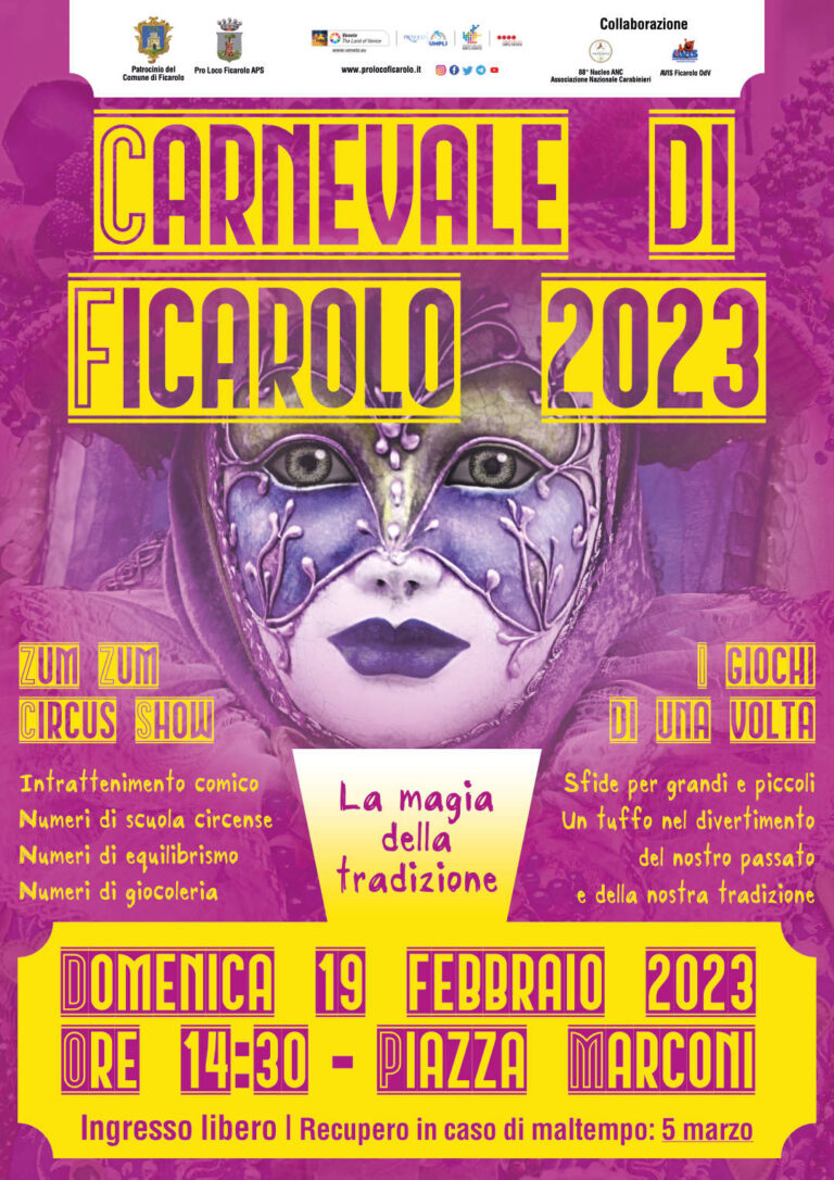 Scopri di più sull'articolo Carnevale di Ficarolo 2023