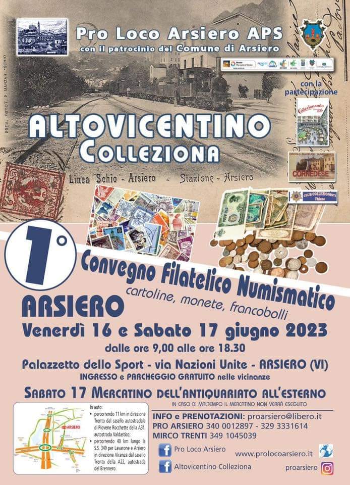 Read more about the article 1° Convegno Filatelico Numismatico