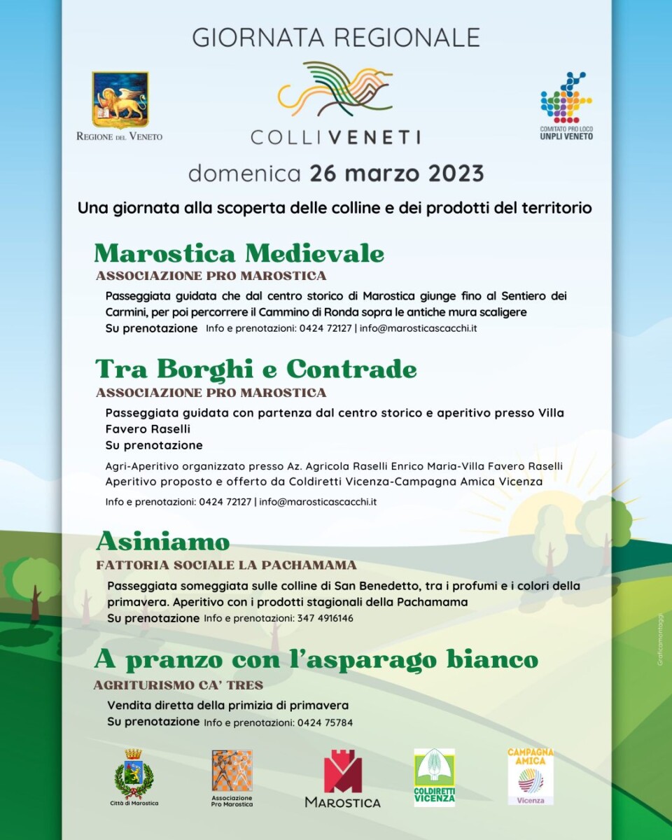 Read more about the article Giornata Regionale per i Colli Veneti
