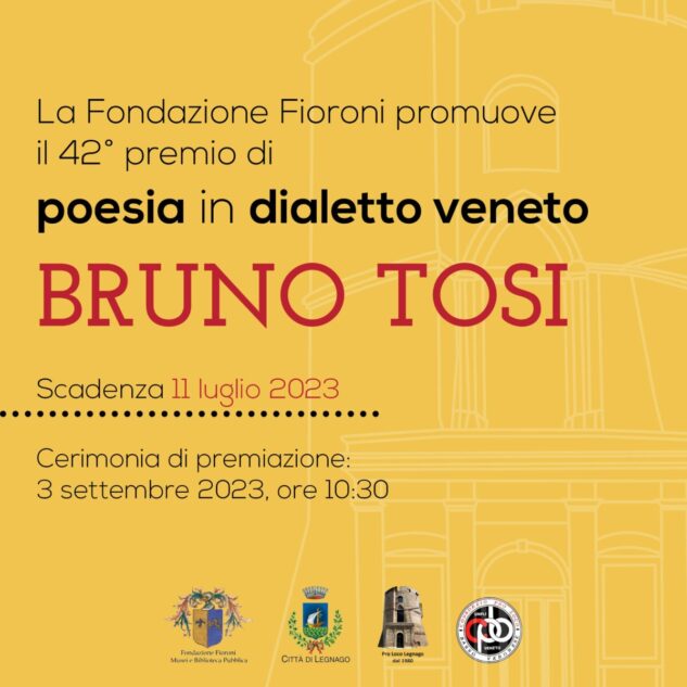 42° Premio di Poesia in dialetto veneto “Bruno Tosi”
