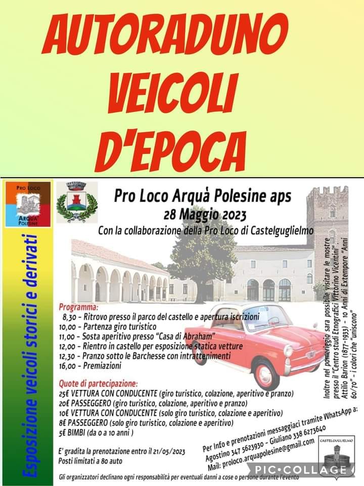 Read more about the article Autoraduno Veicoli d’Epoca