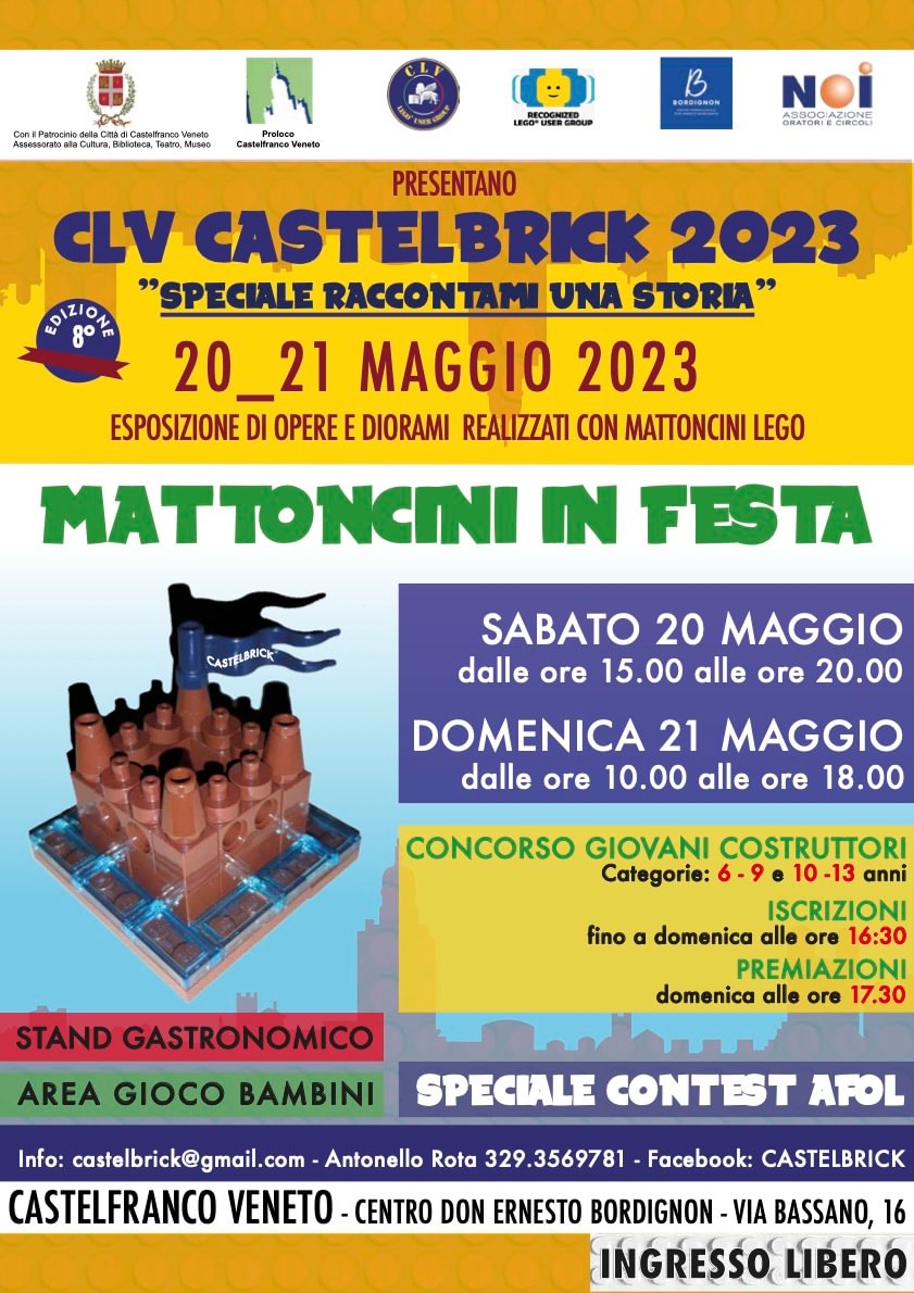 Read more about the article 8^ Edizione di Castelbrick “Mattoncini in festa”