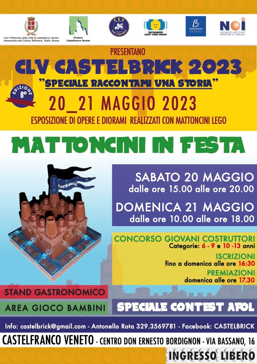 Scopri di più sull'articolo 8^ Edizione di Castelbrick “Mattoncini in festa”