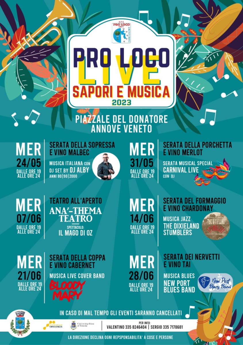Scopri di più sull'articolo Live Sapori e Musica