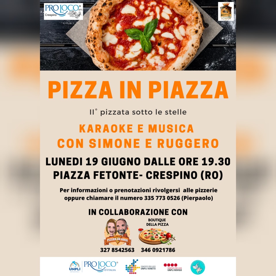 Scopri di più sull'articolo Pizza in Piazza