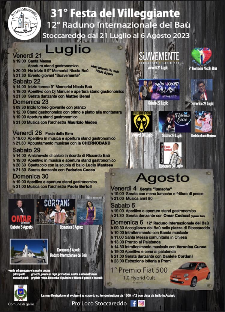 Scopri di più sull'articolo 31^ Festa del Villeggiante
