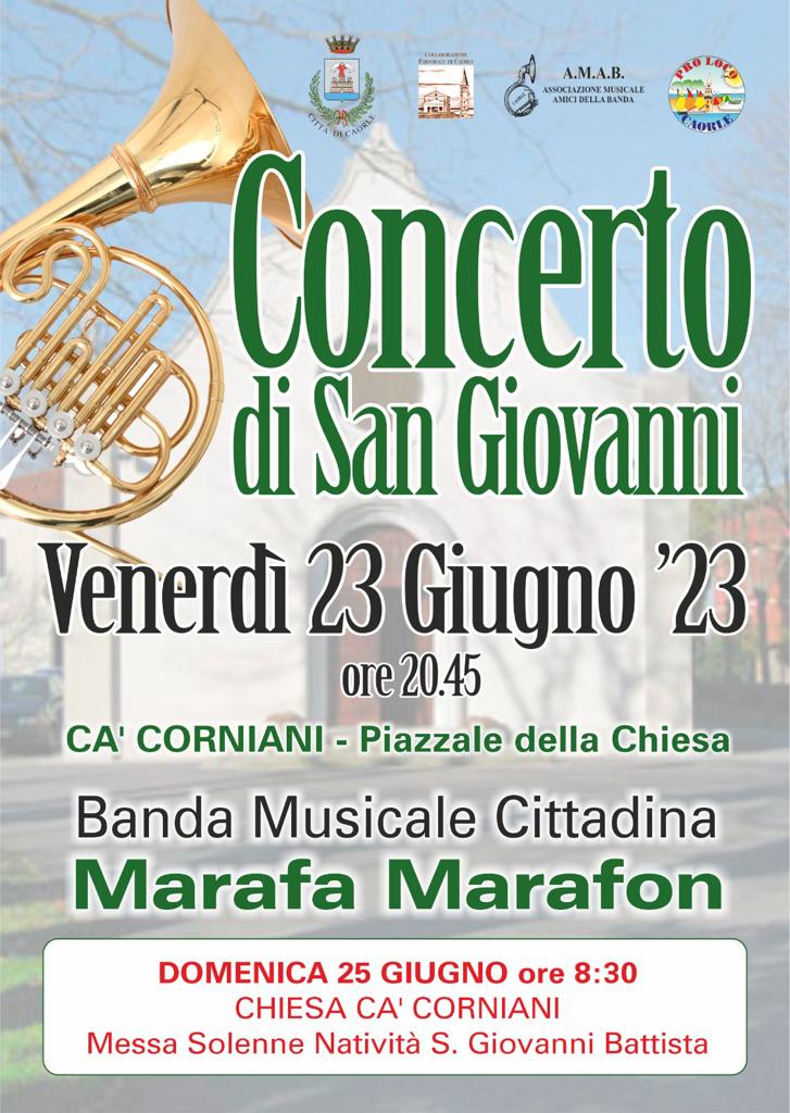 Read more about the article Concerto di San Giovanni