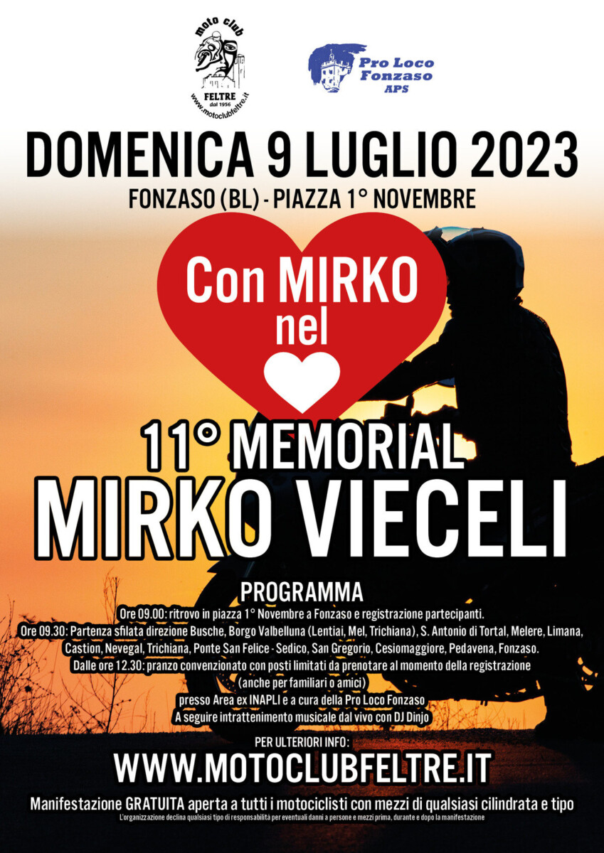 Read more about the article 11° Memorial Mirko Vieceli