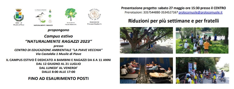 Scopri di più sull'articolo Campus Estivo Naturalmente Ragazzi