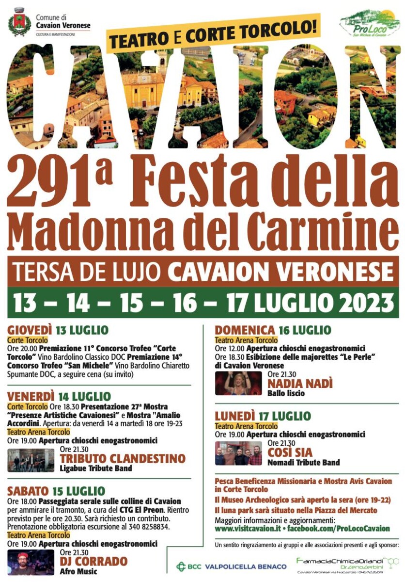 Read more about the article 291^ Festa della Madonna del Carmine