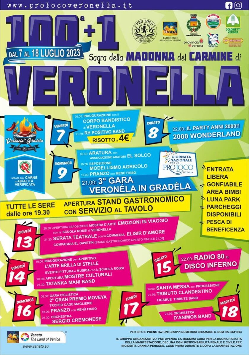 Scopri di più sull'articolo 100+1^ Sagara della Madonna del Carmine di Veronella