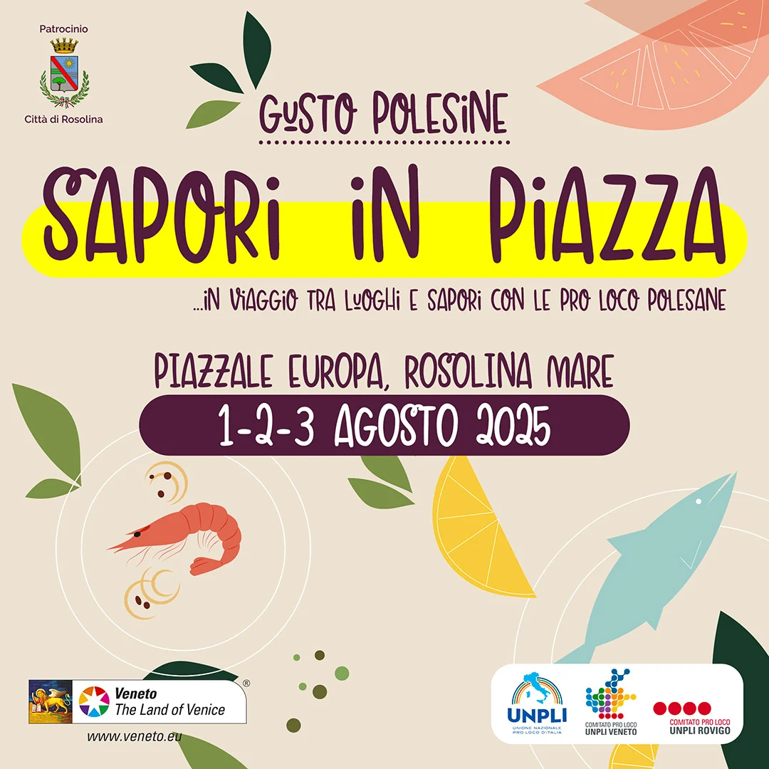 Scopri di più sull'articolo Gusto Polesine – Sapori in Piazza – Rosolina
