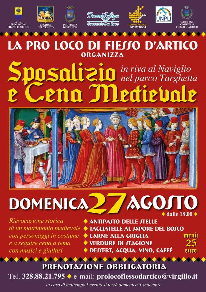 Read more about the article Sposalizio e Cena Medievale
