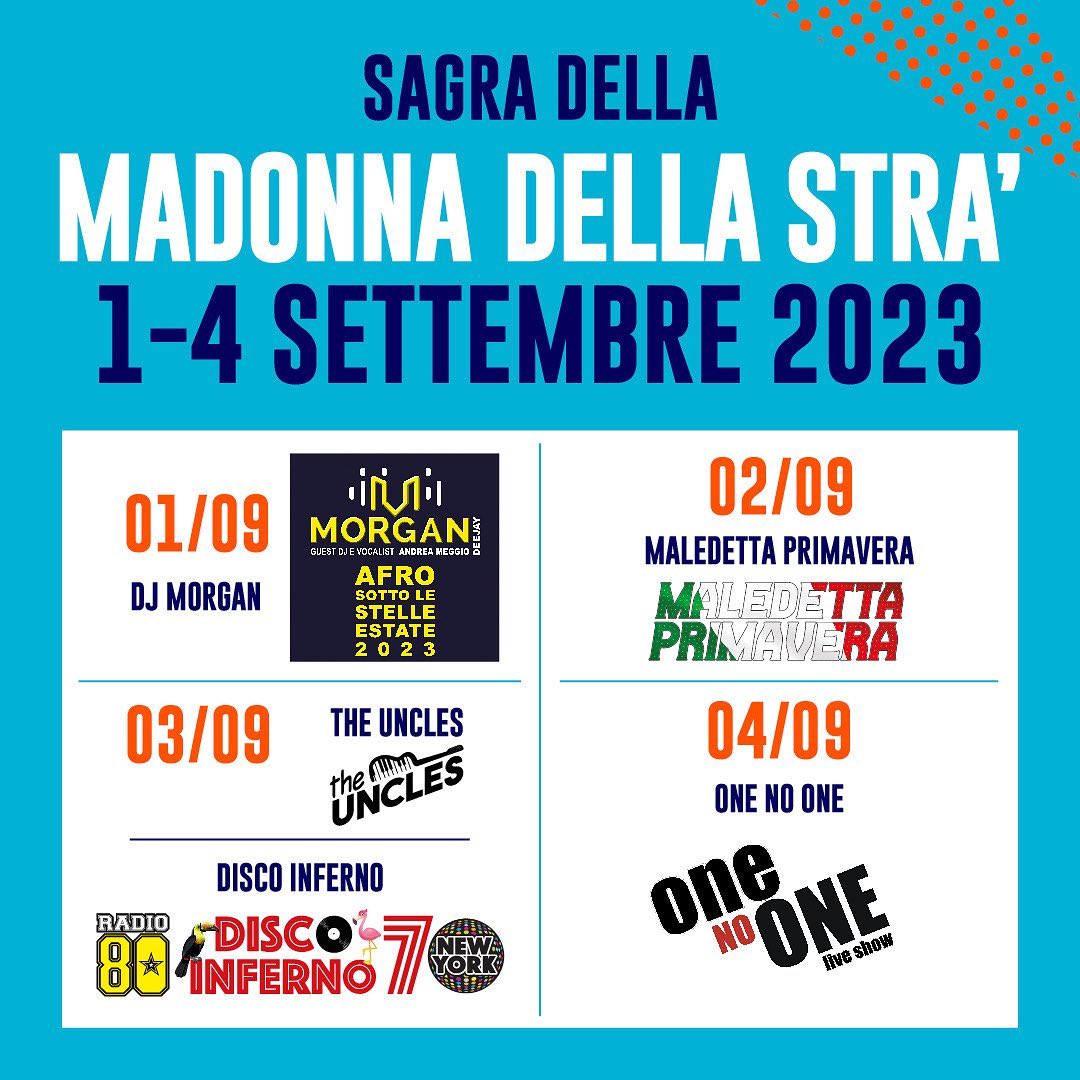 Scopri di più sull'articolo Sagra della Madonna della Strà
