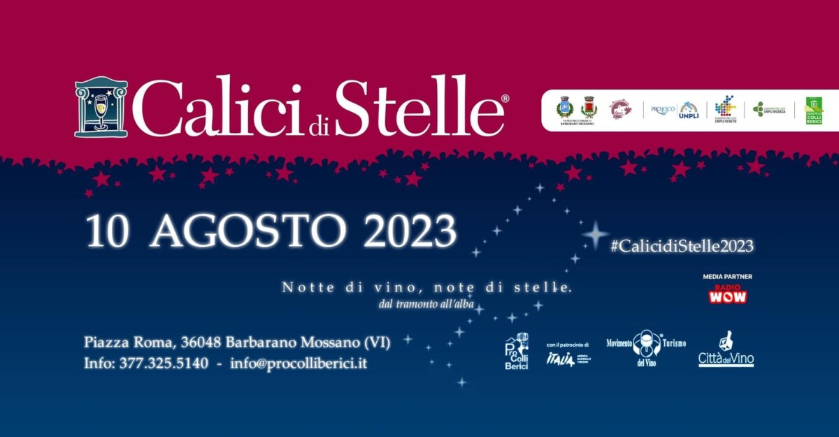 Scopri di più sull'articolo Calici di Stelle a Barbarano Vicentino