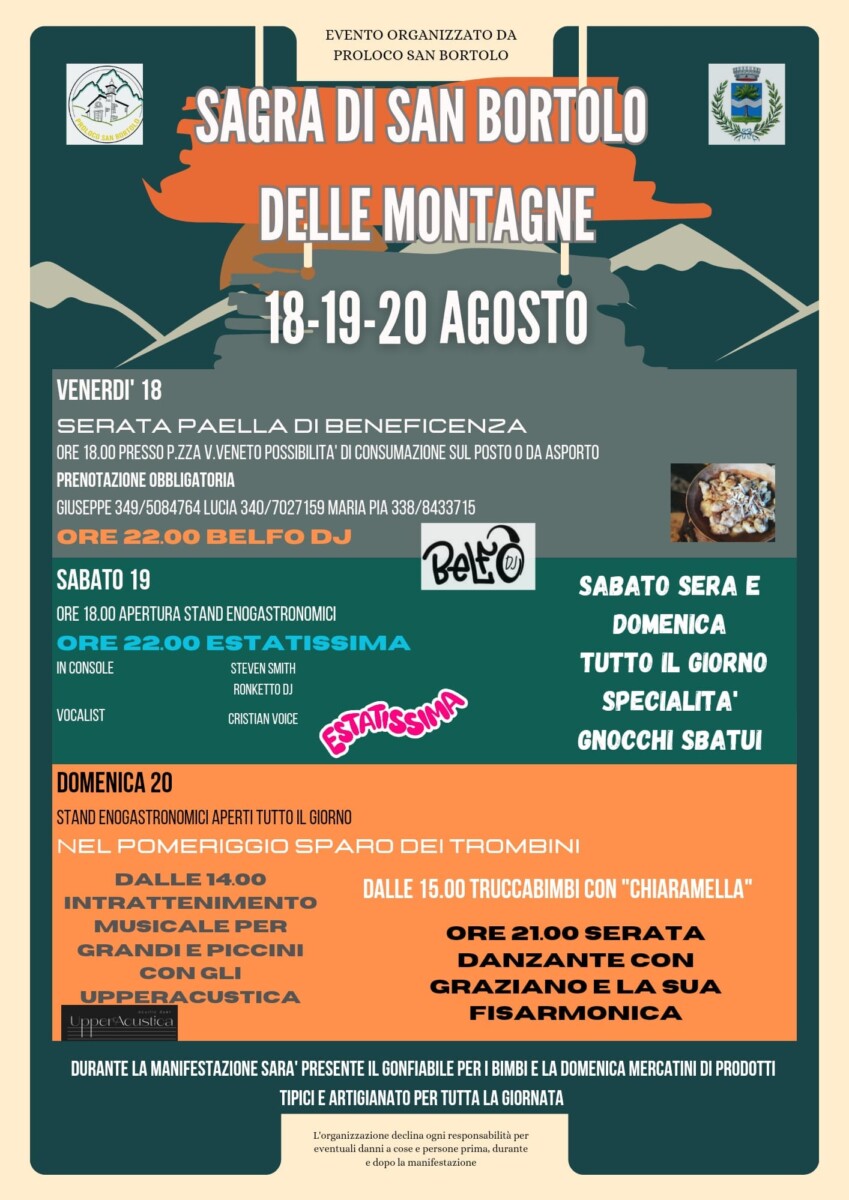 Scopri di più sull'articolo Sagra di San Bortolo delle Montagne
